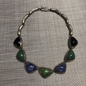 Taxco Mexican Silver Necklace
